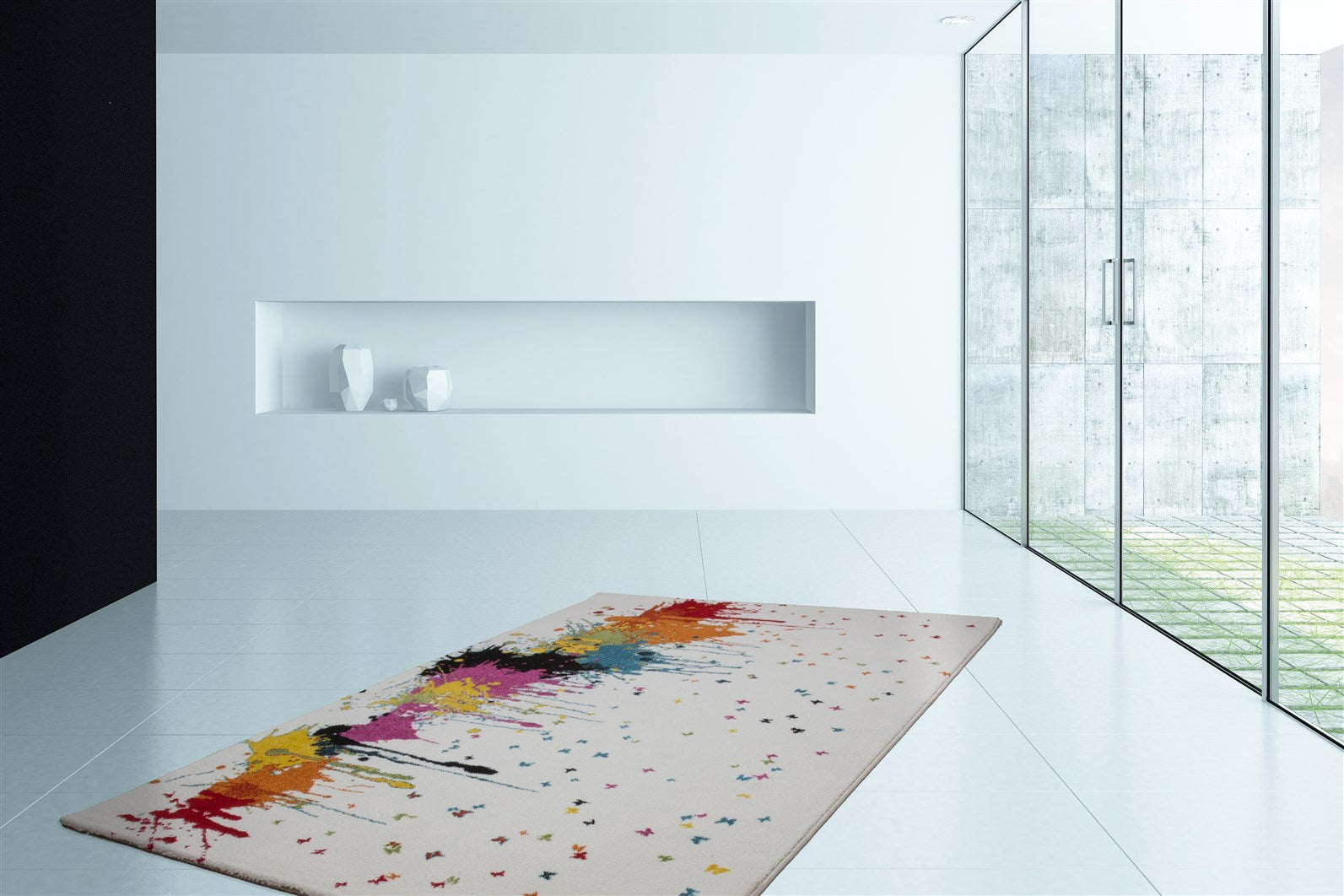 kayoom-guayama-241-kurzflorteppich-lebendige-farbkleckse-heatset-fris-e-verschie image 3