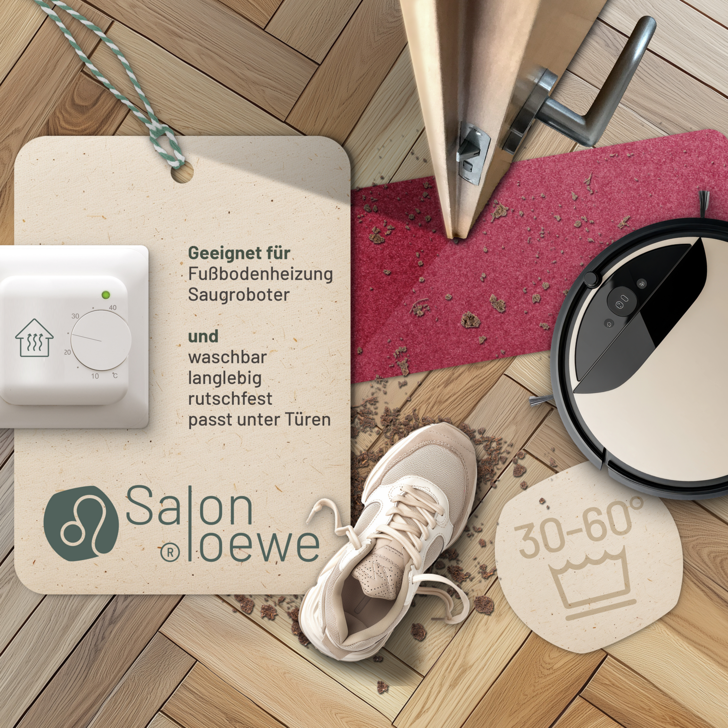 salonloewe-weinrot-teppich-30-x-100-cm-deutsche-schmutzfangmatte-aus-polyamid-mi image 3