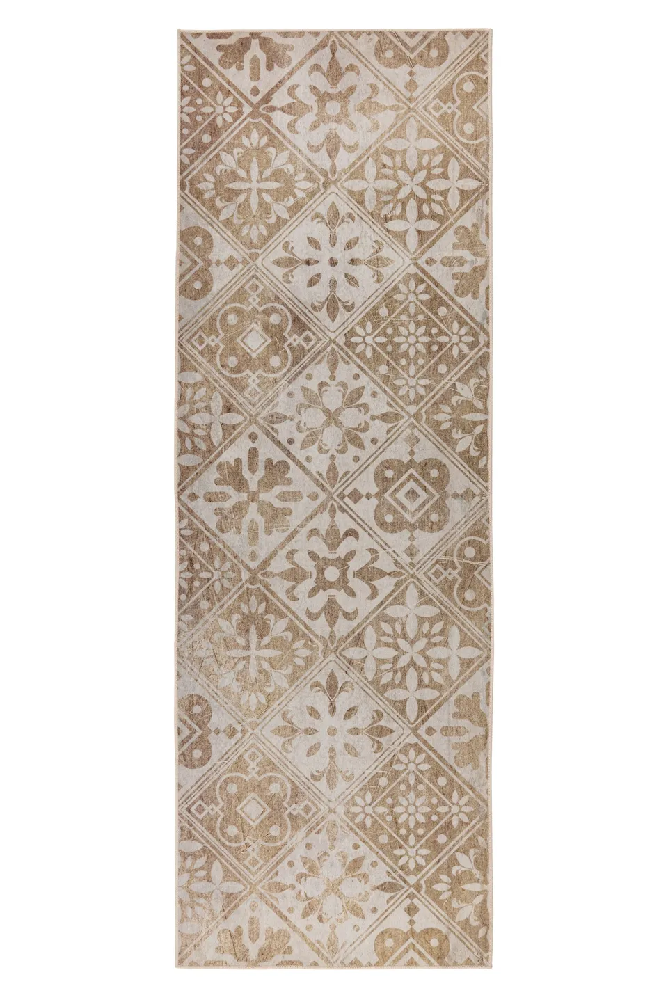 kayoom-vulcano-125-beige-60-x-180-cm-kompakter-kurzflorteppich-mit-6-mm-florh-he image 1