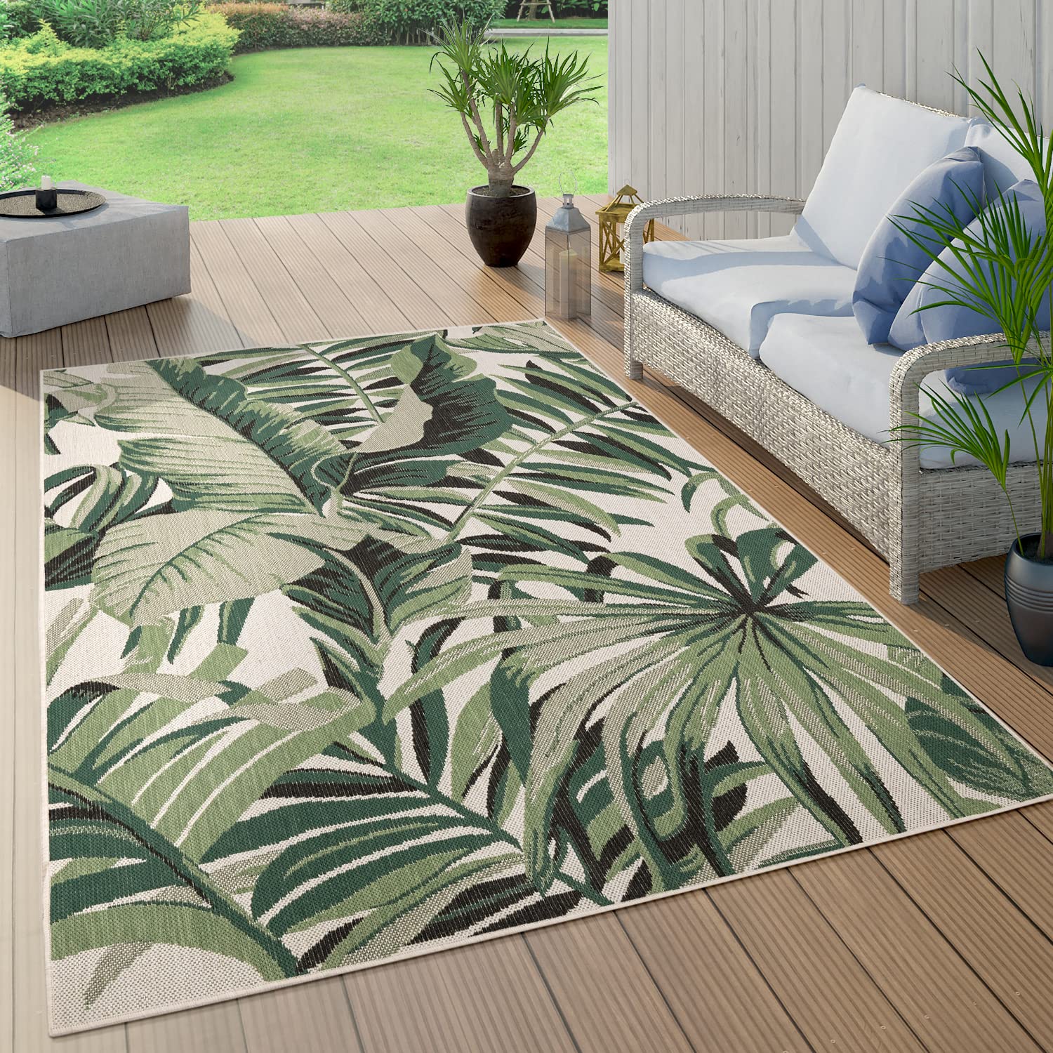 paco-home-outdoor-teppich-120x170-cm-gr-n-palmen-dschungel-wetterfest image 1