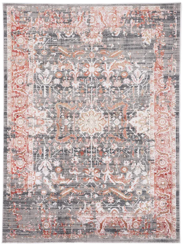 carpetfine-vintage-teppich-medina-grau-80x150-cm image 1