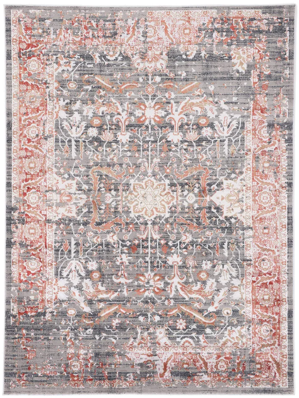 carpetfine-vintage-teppich-medina-grau-80x150-cm image 1