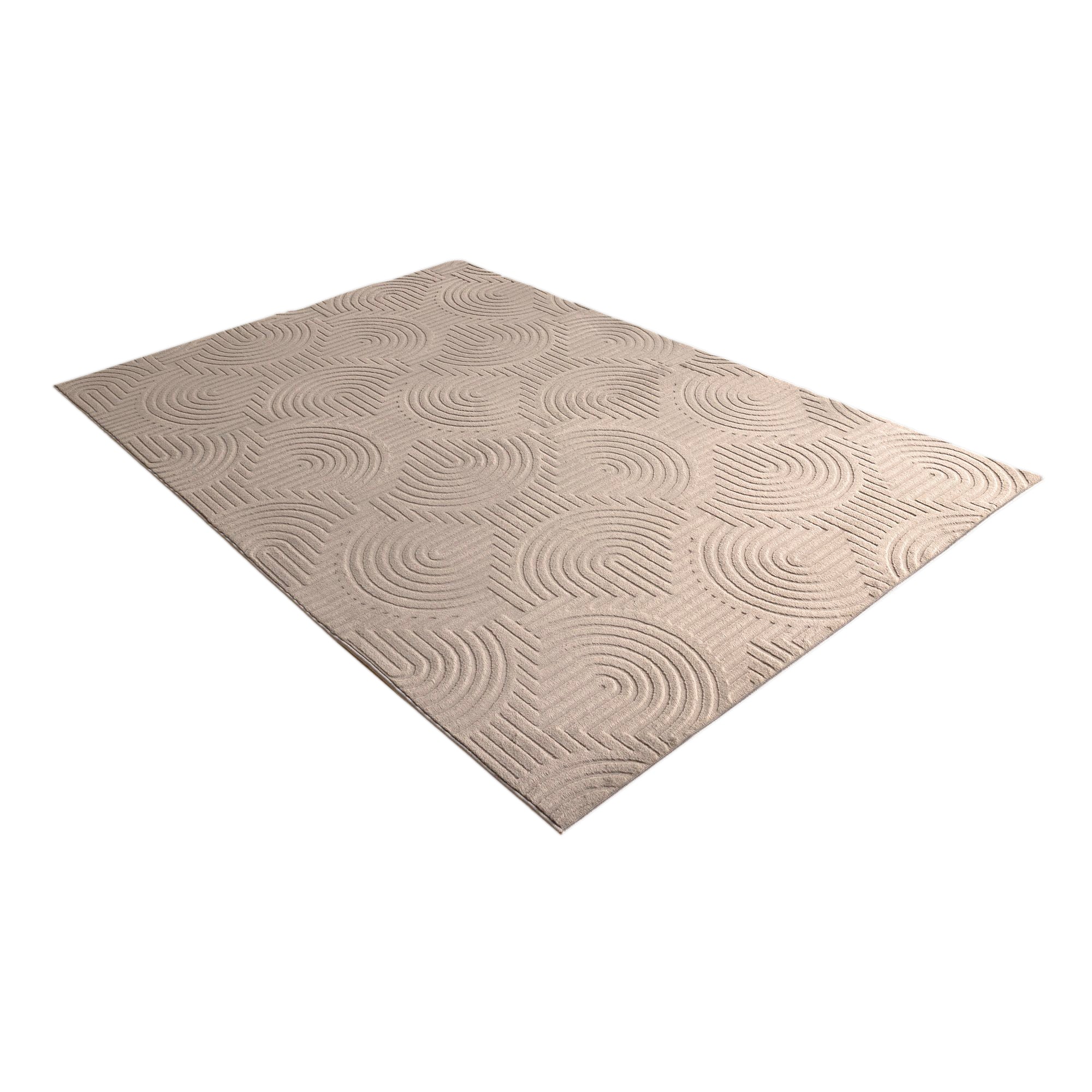 kayoom-balance-flow-225-kurzflorteppich-16-mm-flor-1200-g-m-anthrazit-oder-creme image 2