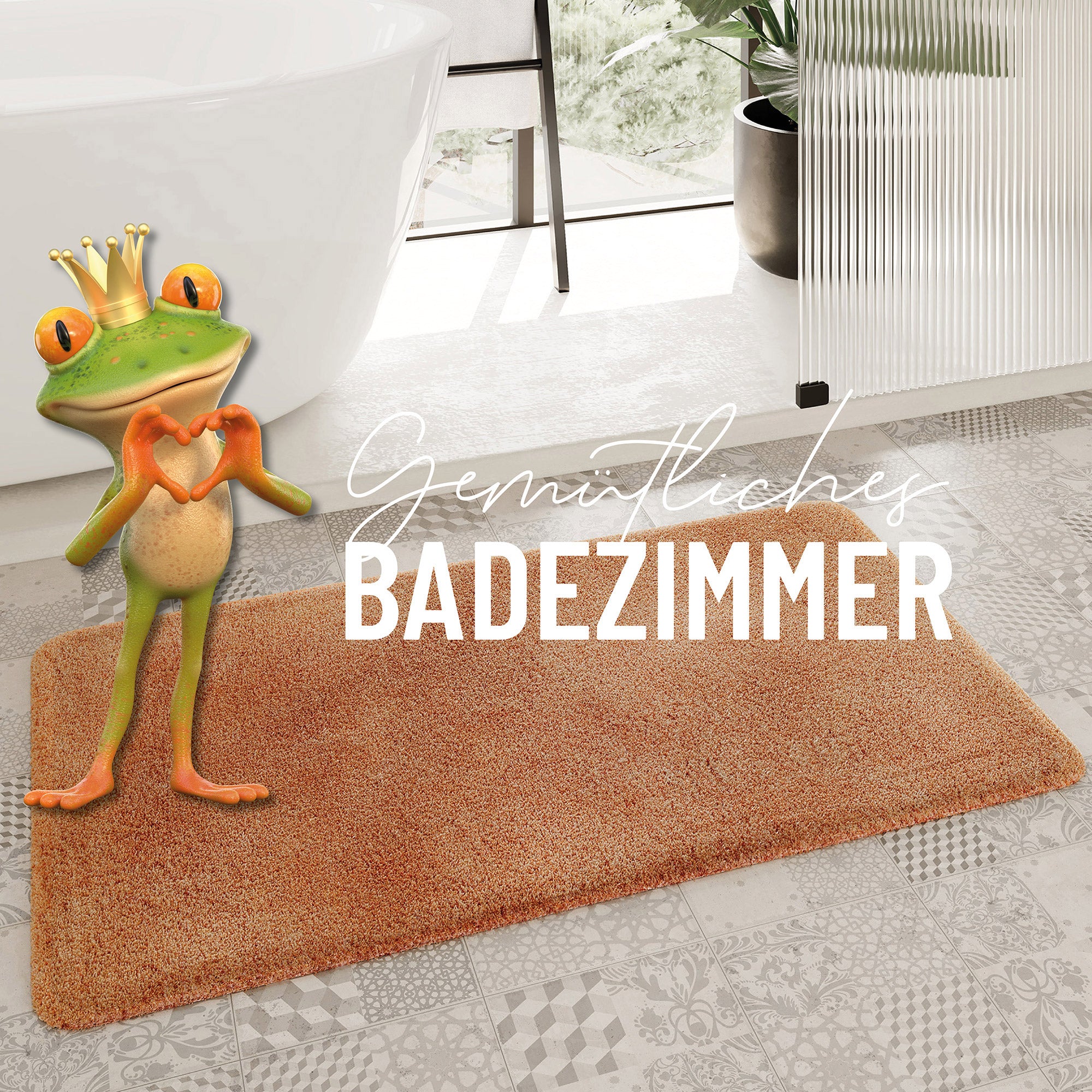 weconhome-porto-azzurro-badteppich-terracotta-orange-hochflor image 2