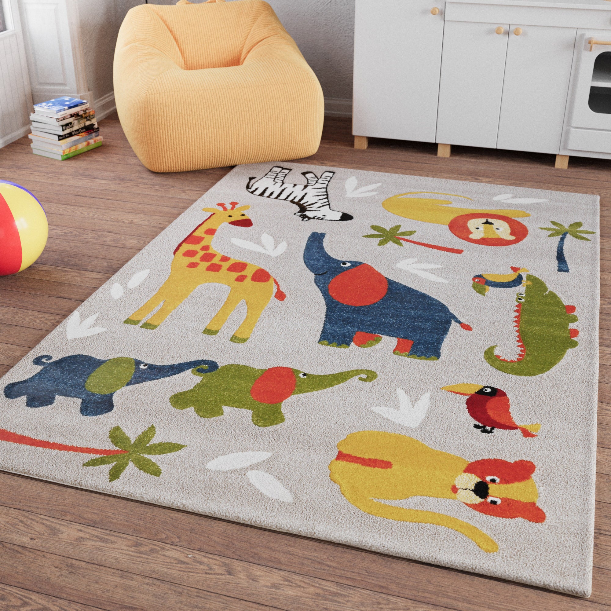 smart-kids-by-weconhome-benny-friends-kinderteppich-sand-beige-meliert-safari-de image 2