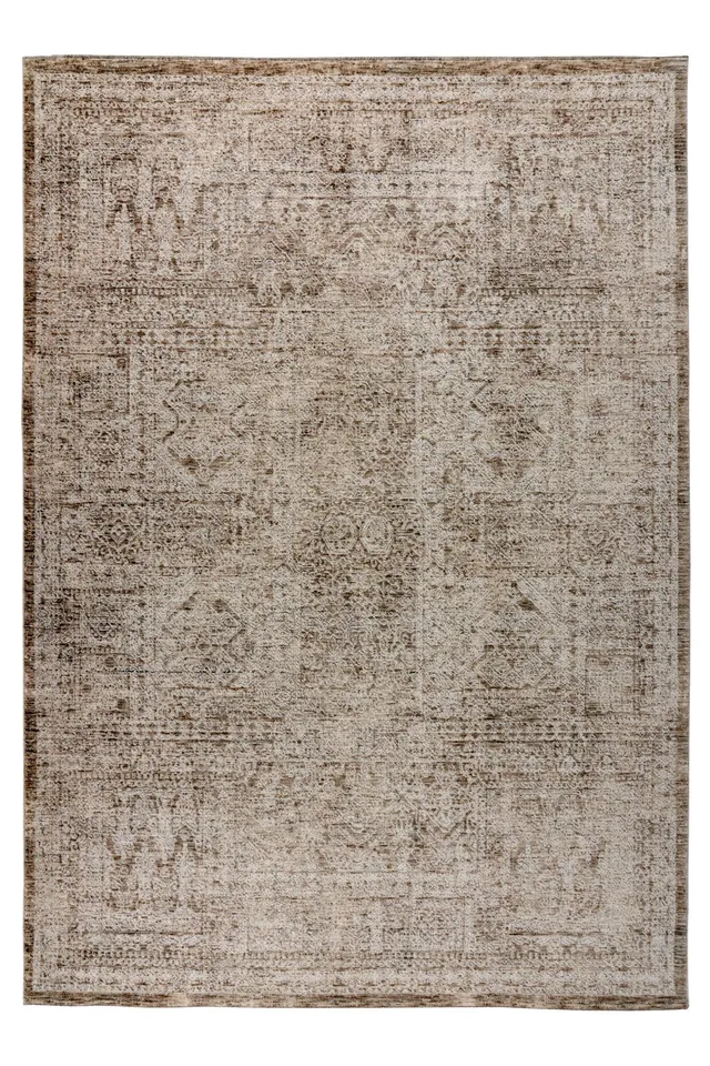 kayoom-teppich-amora-259-kurzflor-teppich-creme-11-mm-florh-he-pflegeleicht-poly image 1