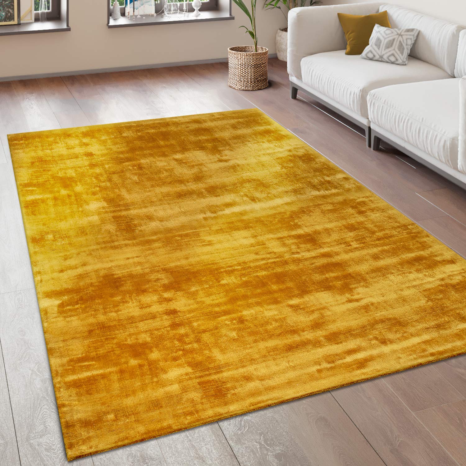 paco-home-viskose-teppich-creme-80x150-cm-kurzflor image 5