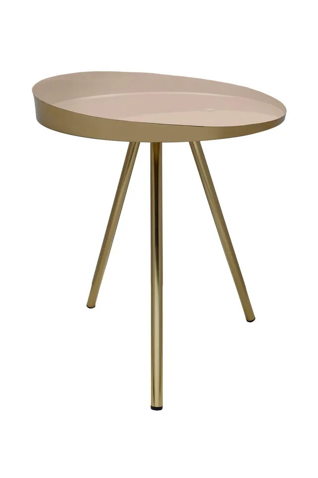 kayoom-beistelltisch-morrison-625-runder-retro-tisch-aus-metall-mit-hohem-rand image 1