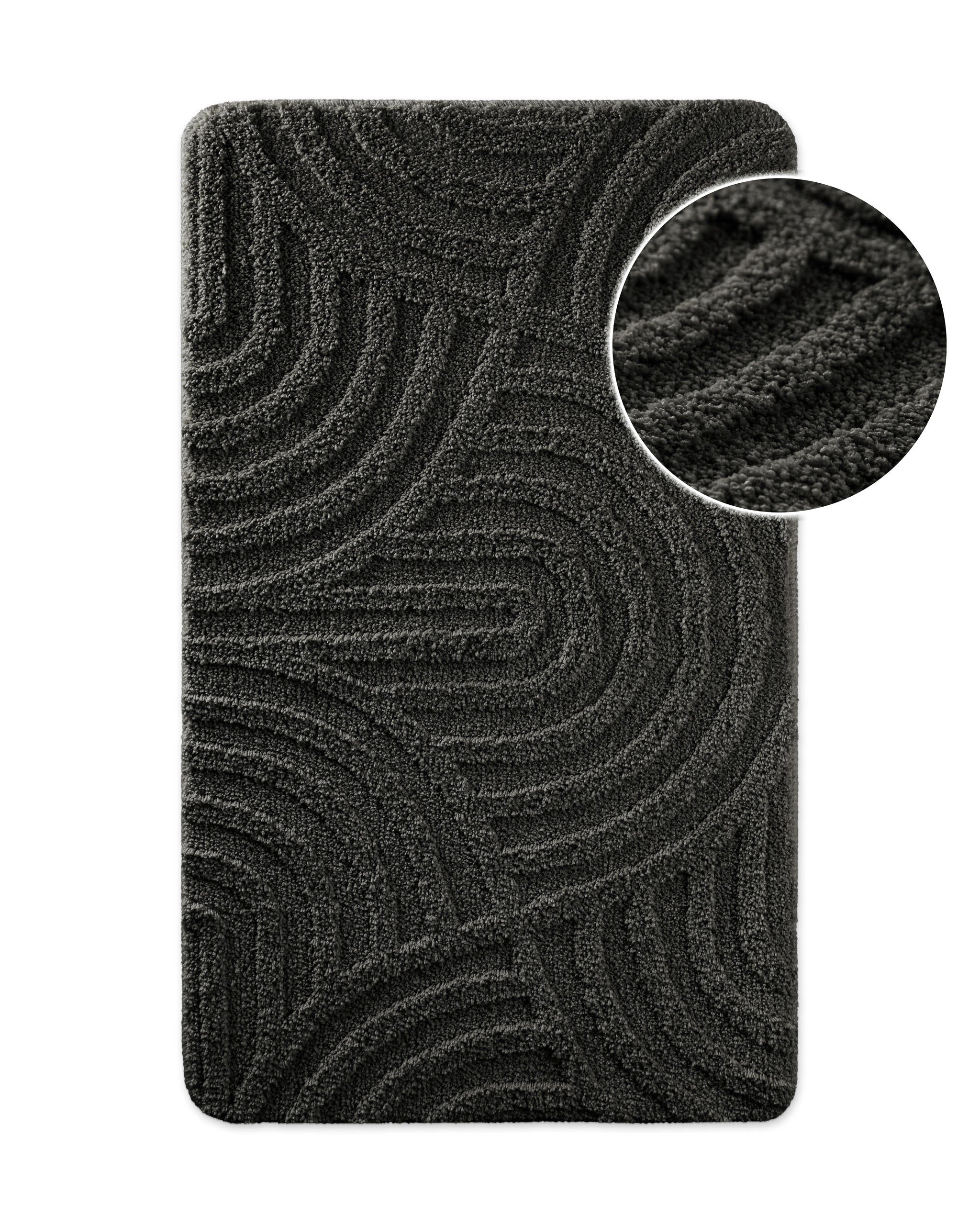 weconhome-bathking-badteppich-fiete-in-anthrazit-grau-getuftet-rutschhemmender-t image 1