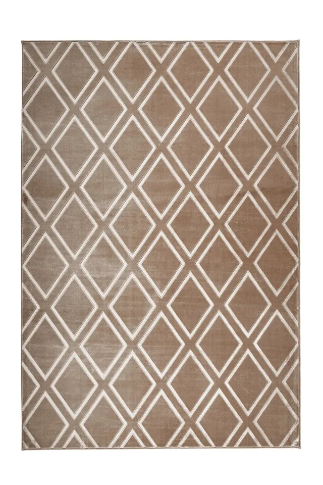 kayoom-monroe-325-weicher-kurzflor-teppich-mit-3d-pr-gemuster-12-95-statt-25-90 image 1