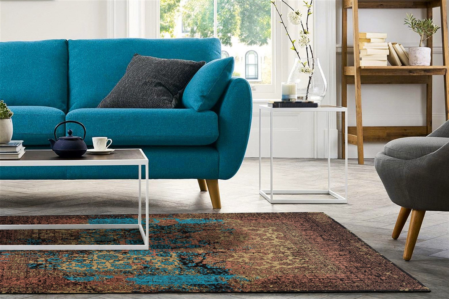 kayoom-solitaire-610-flachflorteppich-aus-wolle image 3