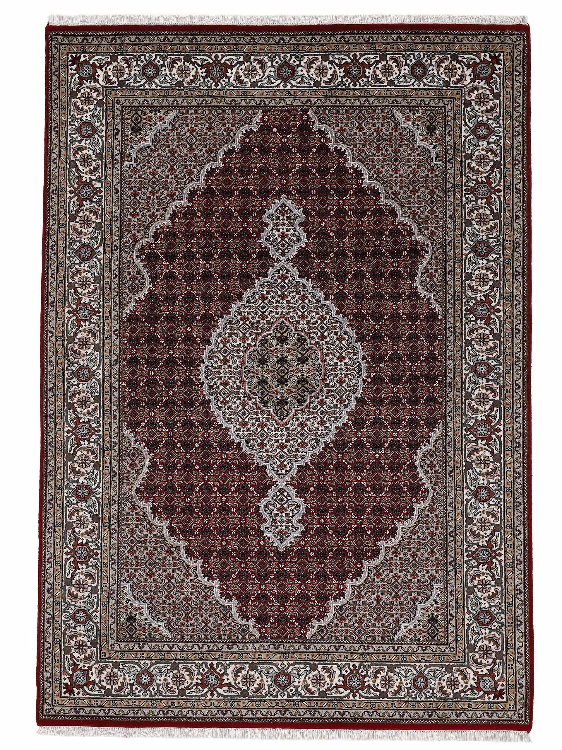 carpetfine-tabriz-mahi-teppich-rot-60x90-cm-handgekn-pft-wolle image 1
