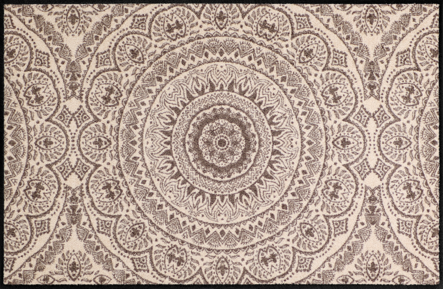 salonloewe-medallion-nougat-teppich-75-x-120-cm-klassisches-medaillon-design image 1