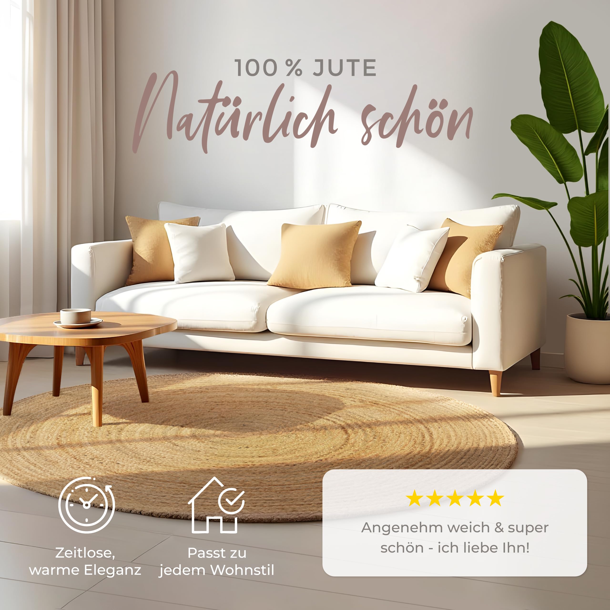 carpetfine-juteteppich-nele-beige-rund-60-cm image 4