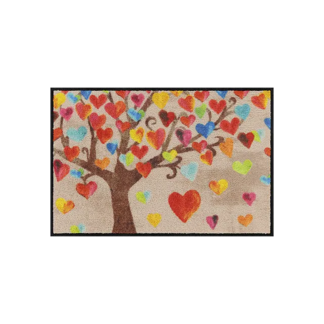 salonloewe-tree-of-love-eingangsmatte-50-x-75-cm-herz-motiv-made-in-germany image 1