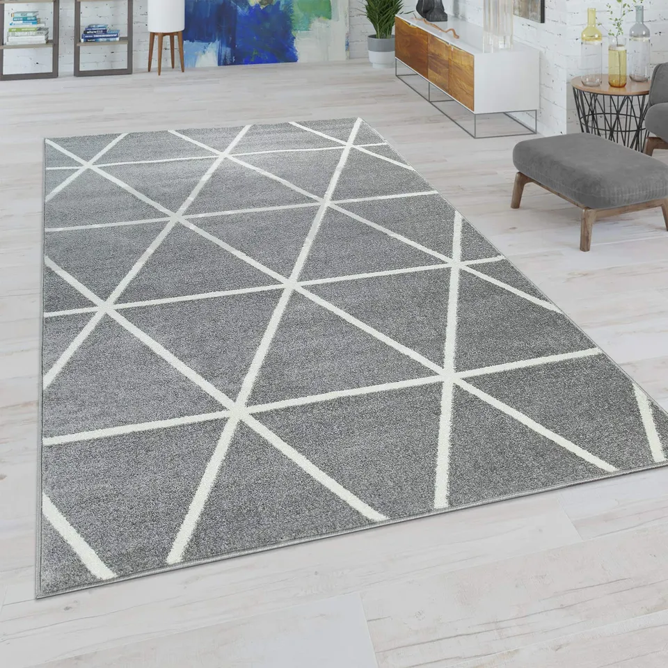 paco-home-wohnzimmer-teppich-skandi-rauten-60x100-cm-grau image 1