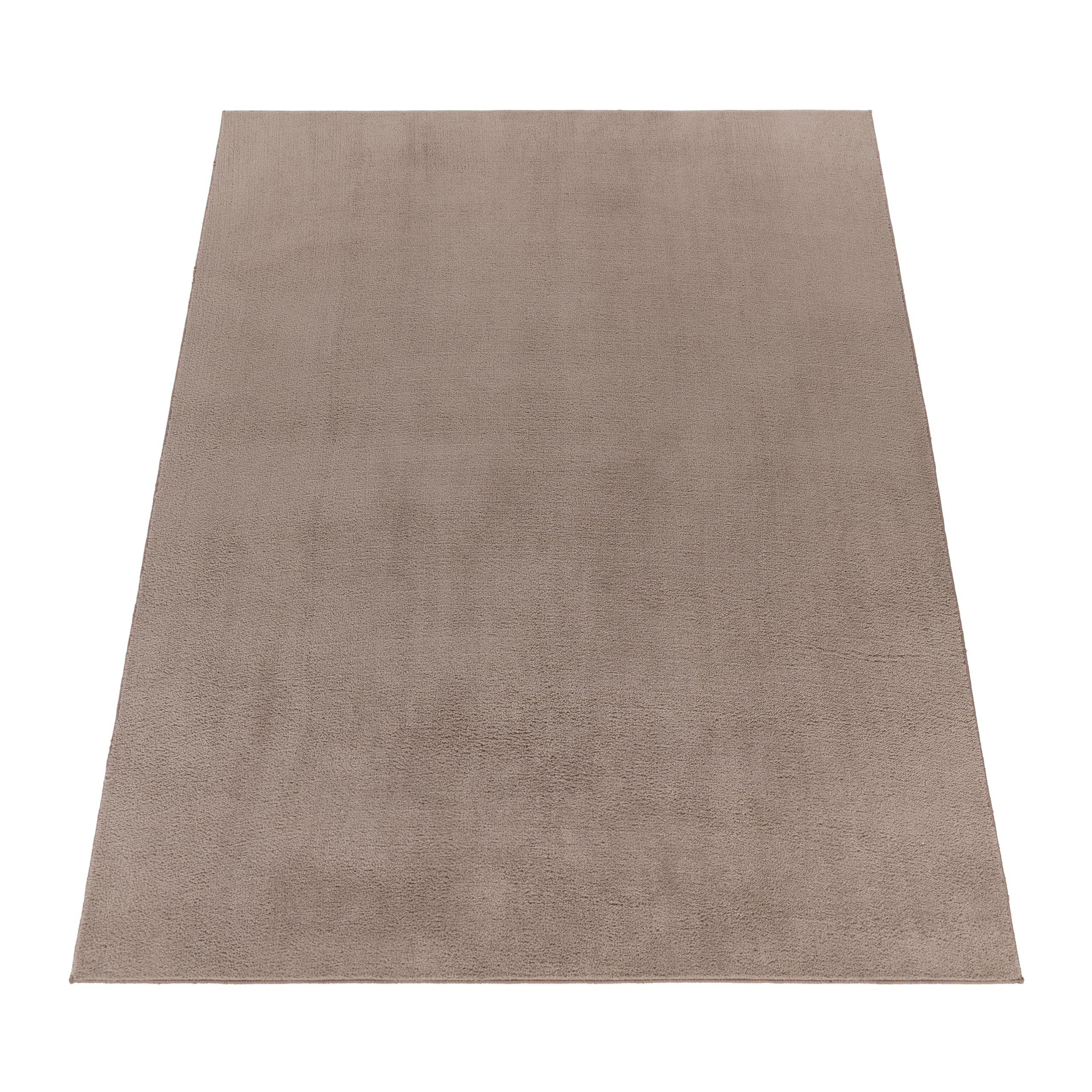 paco-home-badezimmerteppich-badematte-braun-40x55-cm-waschbar-rutschfest-flausch image 3