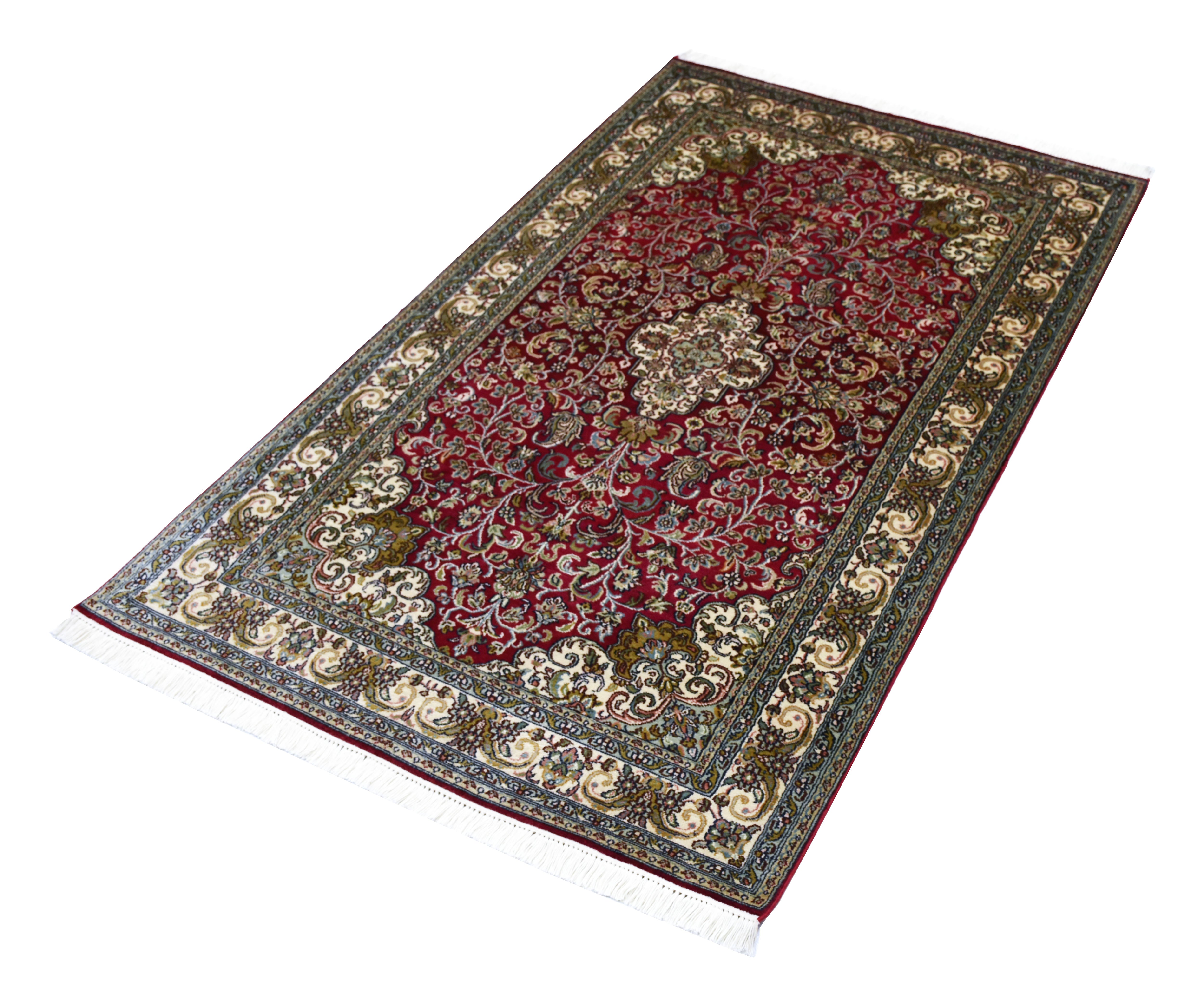 kayoom-kashan-5049-multi-handgewebter-orient-teppich-93-cm-x-158-cm-b-no-82 image 2