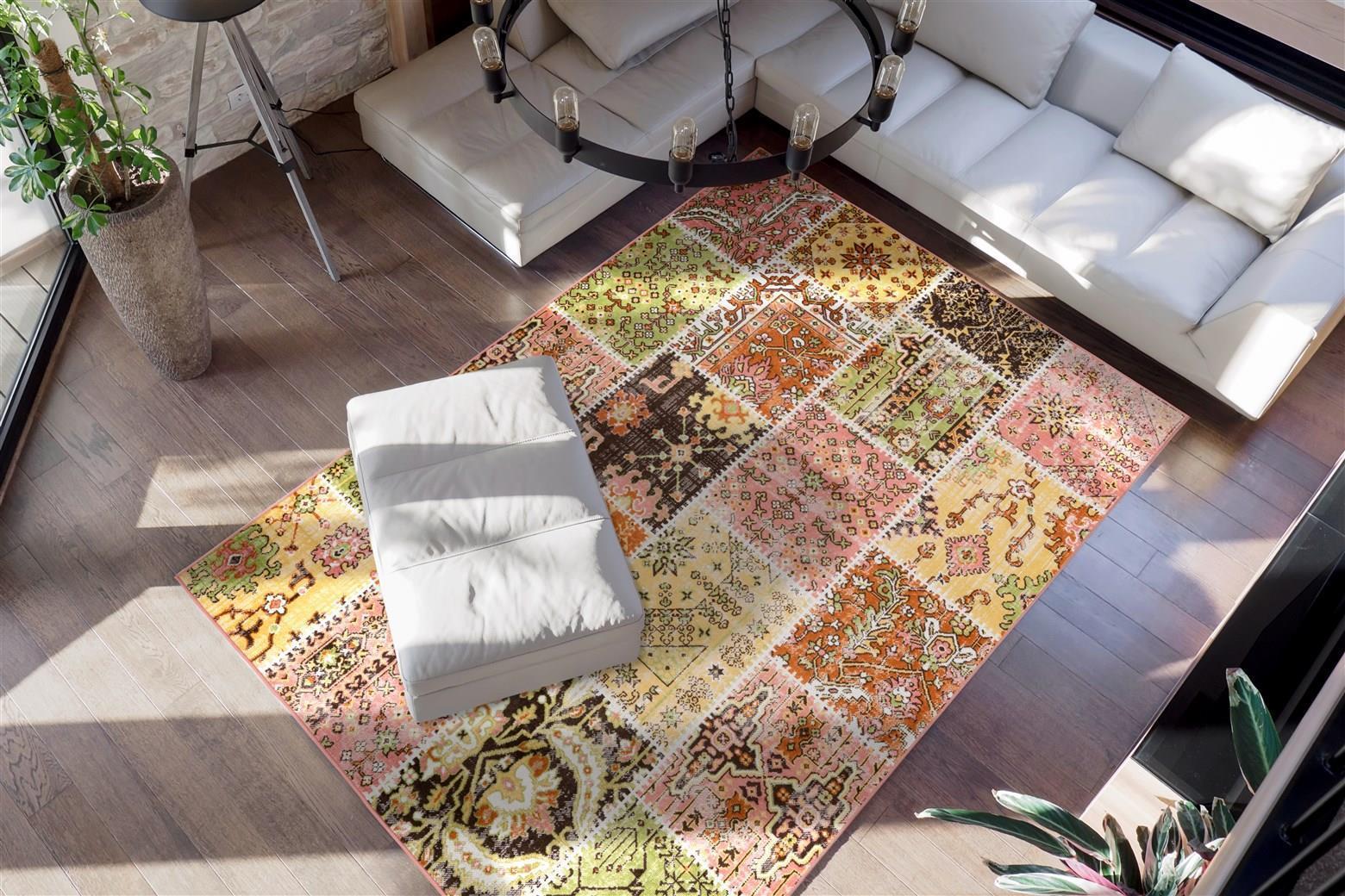 kayoom-ariya-425-vintage-flachflorteppich-mit-fransen-jute-r-cken-45-statt-22-50 image 7