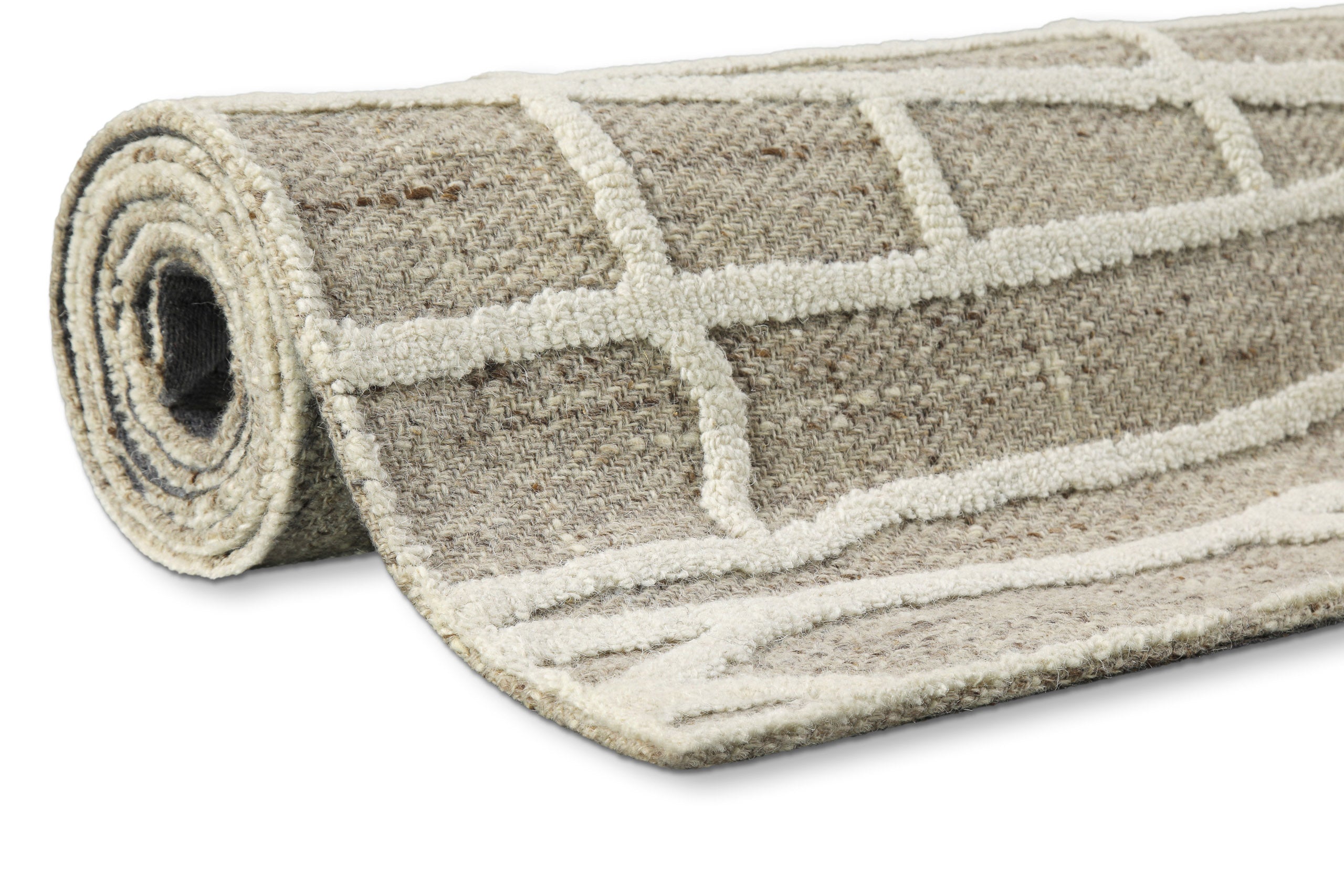 hamptons-by-weconhome-twentyfive-kurzflor-teppich-taupe-meliert image 7