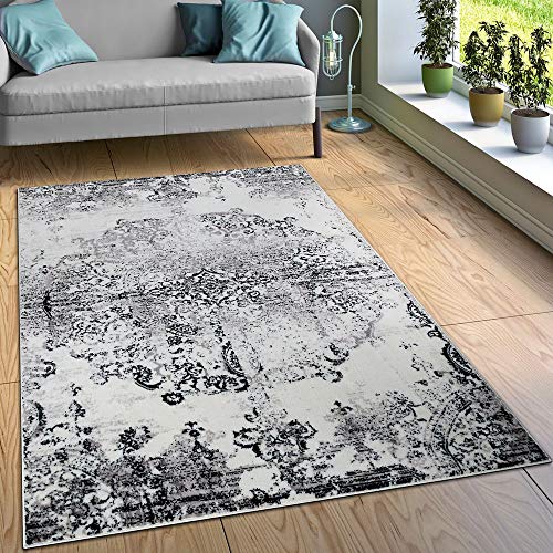 paco-home-designer-teppich-vintage-ornamente-schwarz-wei-60x100-cm image 5