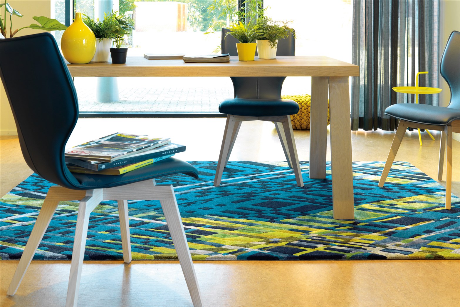kayoom-diamond-8050-design-teppich-handgetuftet-flachflor-strapazierf-hig-versch image 2