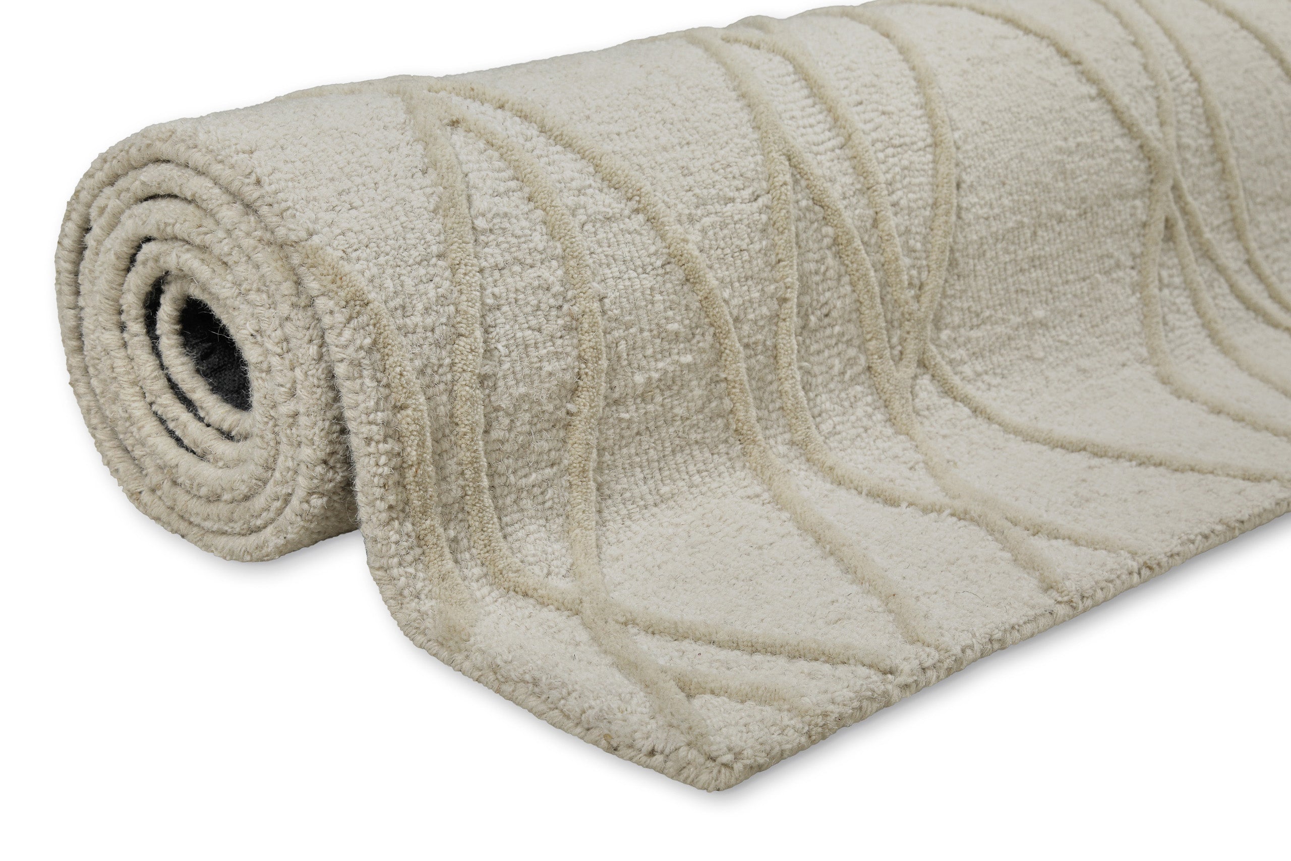 weconhome-hamptons-twentythree-kurzflor-teppich-creme-wei-schurwolle image 8