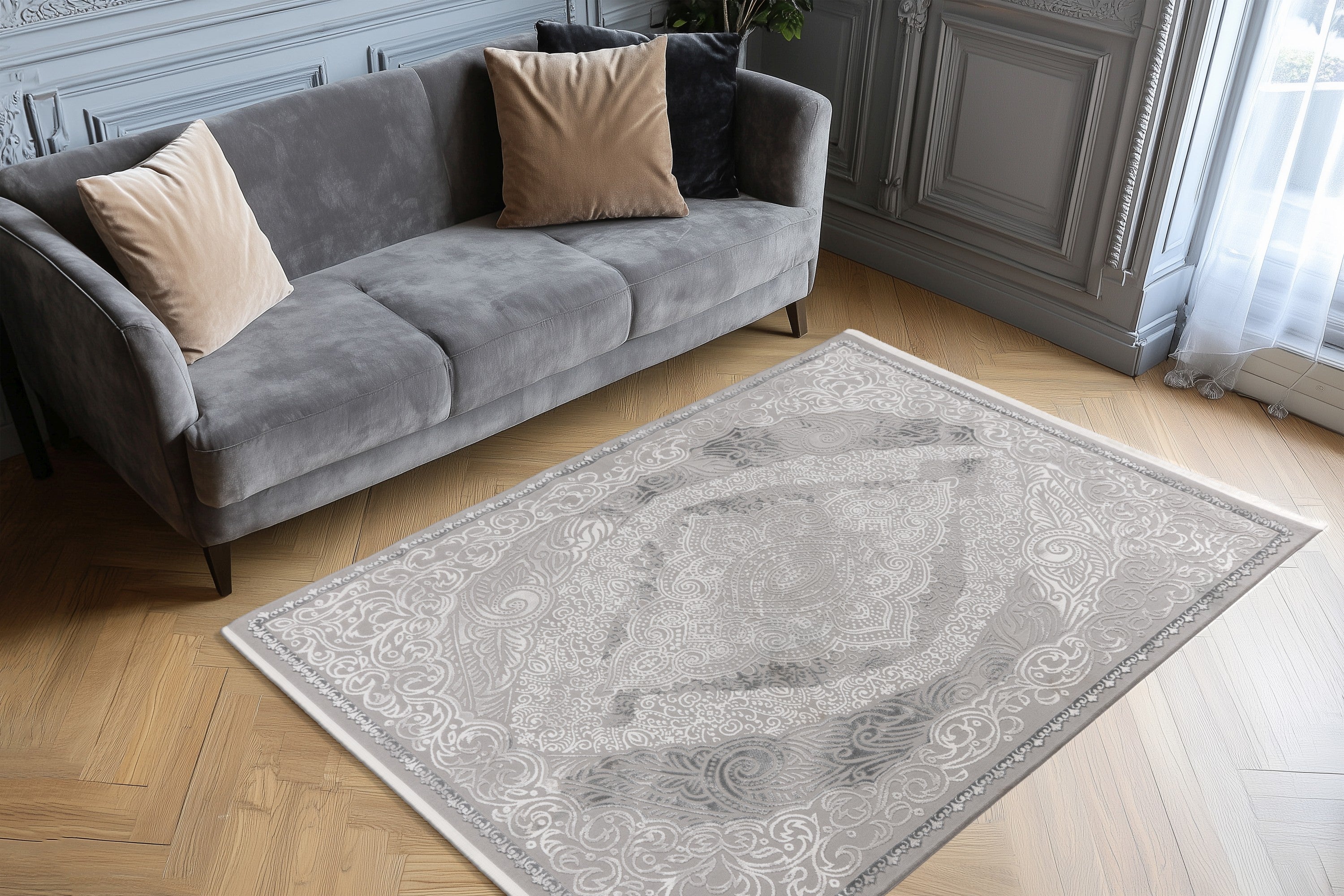 kayoom-grounding-125-kurzflorteppich-robustes-polypropylen-mit-11-mm-florh-he image 3