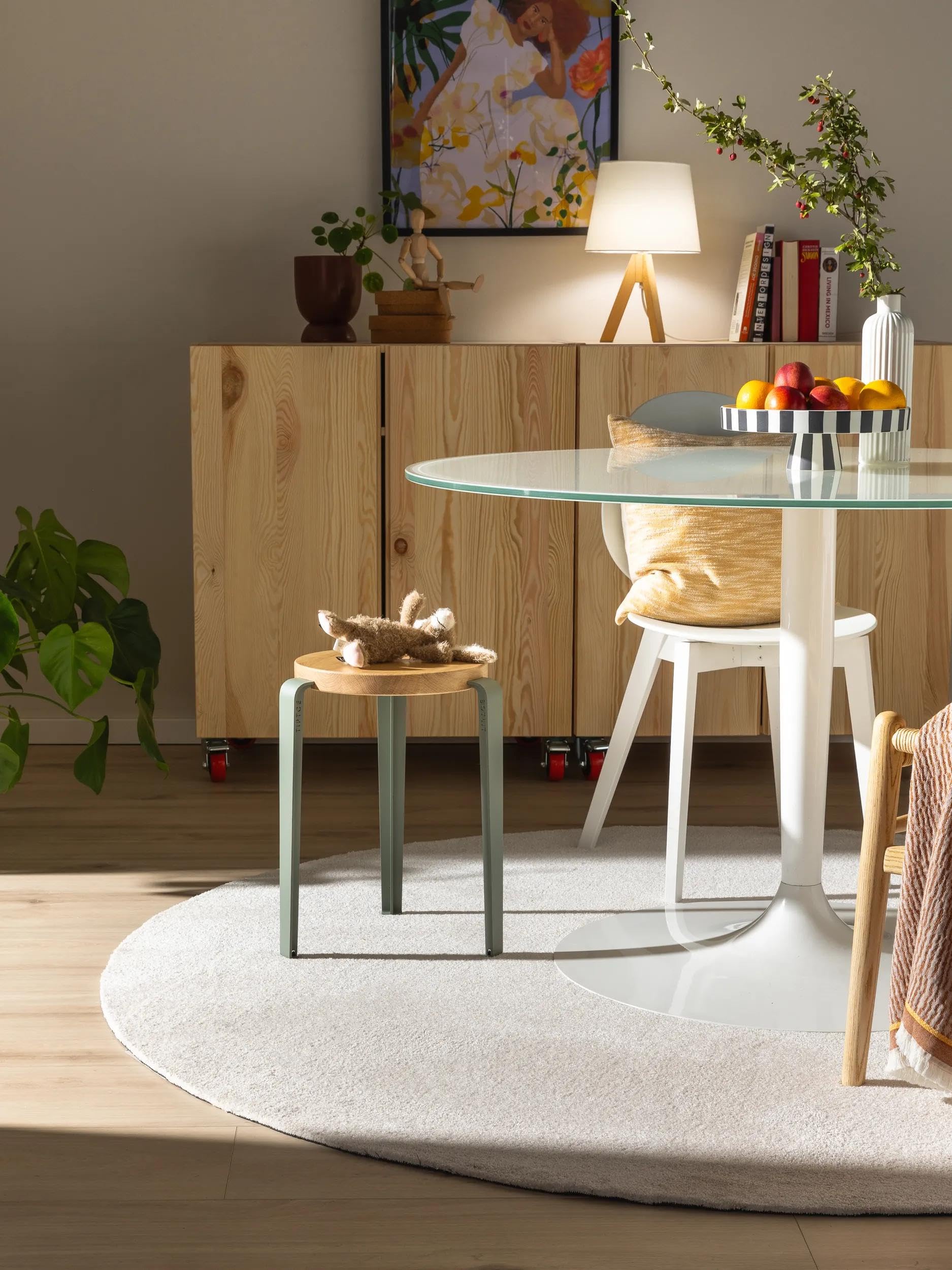 benuta-nest-teppich-nina-rund-150-cm-creme-uni-minimalistisch-waschbar image 2