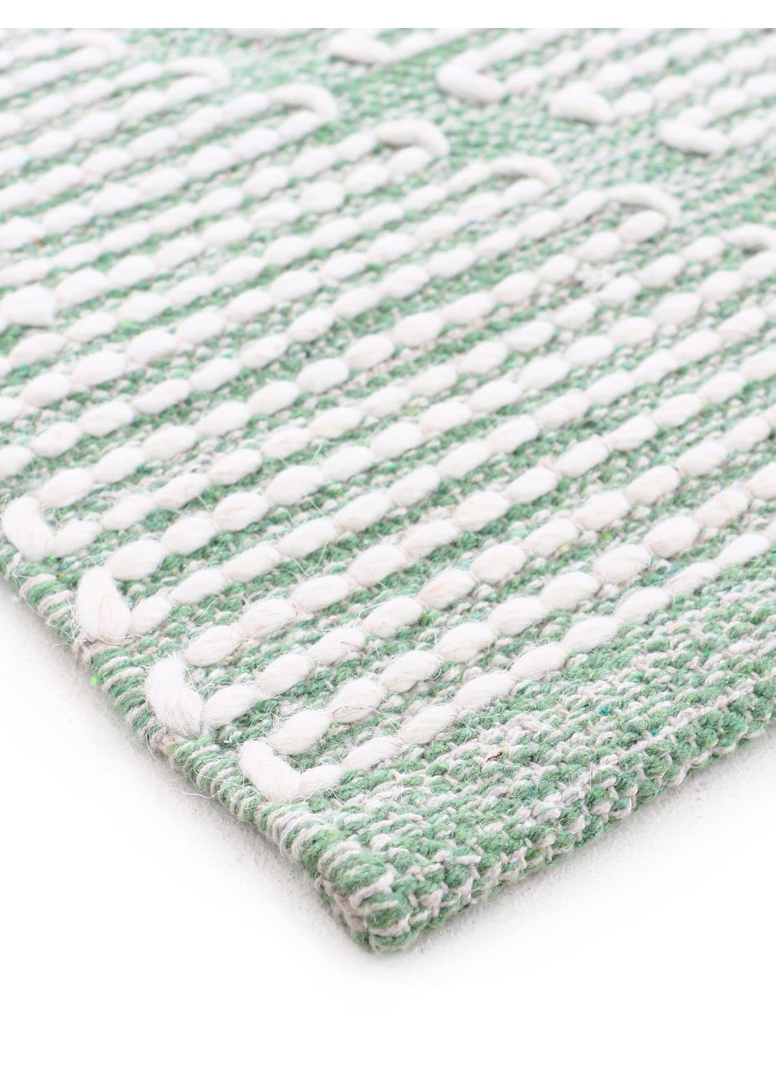 carpetfine-kelim-durry-baumwollteppich-gr-n-60x90-cm image 6