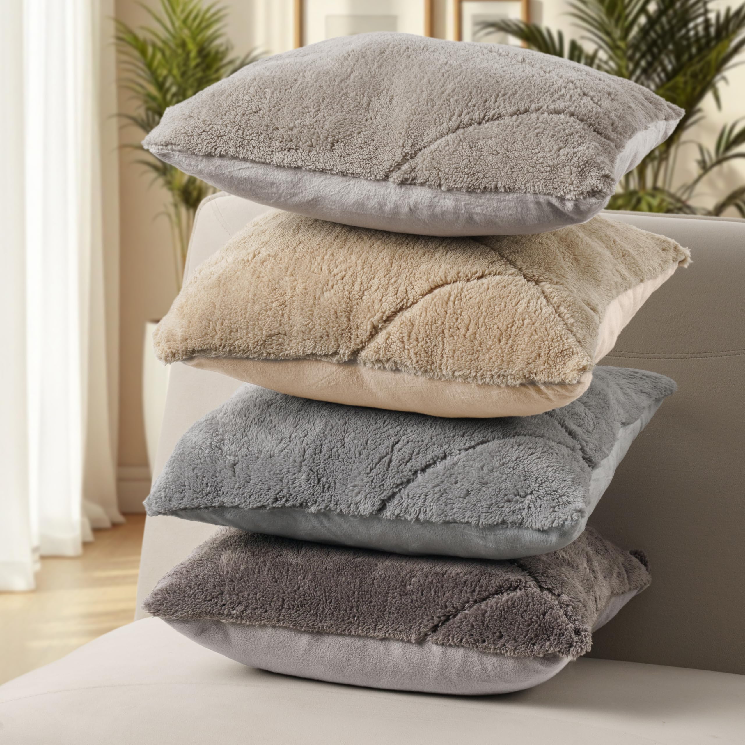 paco-home-skandi-kissenbezug-2er-set-beige-raute-3d image 2