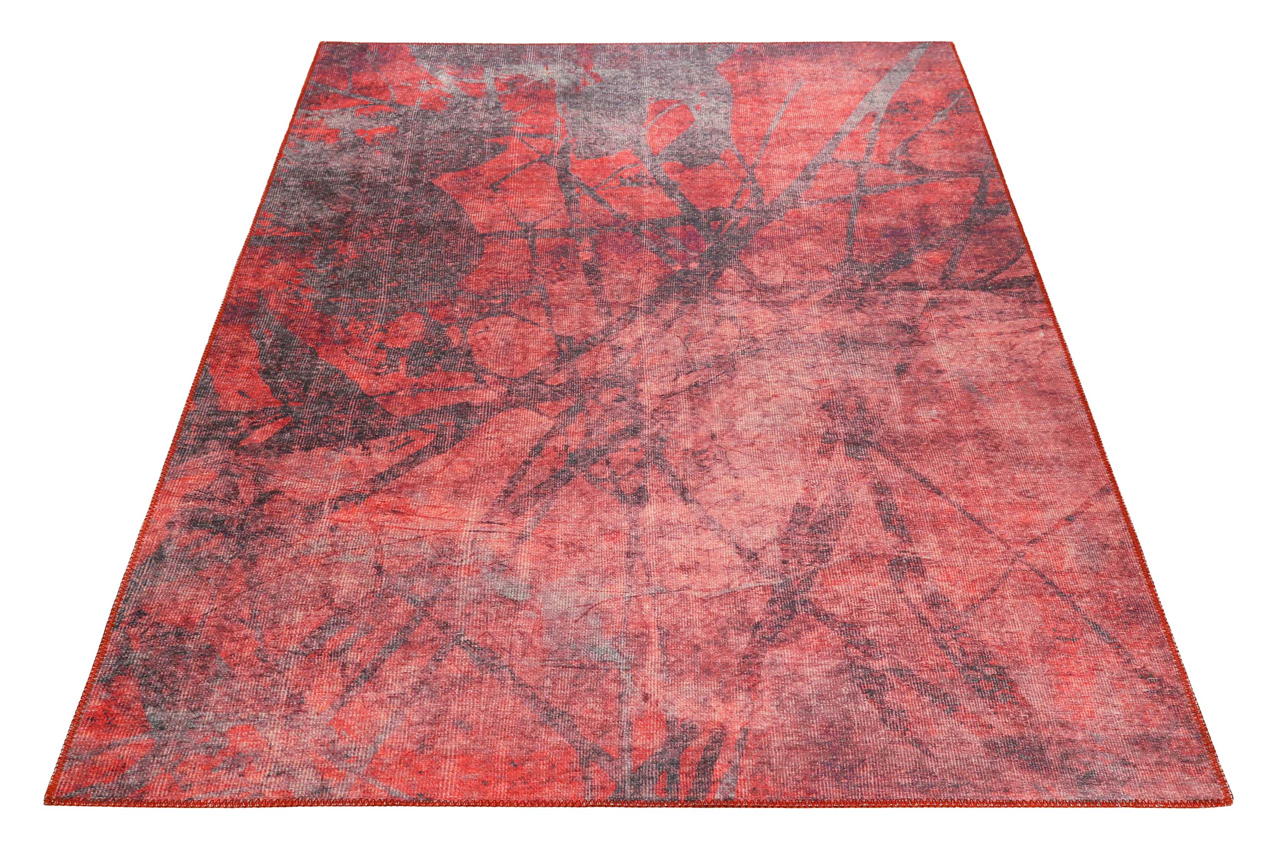 weconhome-pepe-vintage-teppich-rot-kurzflor image 2