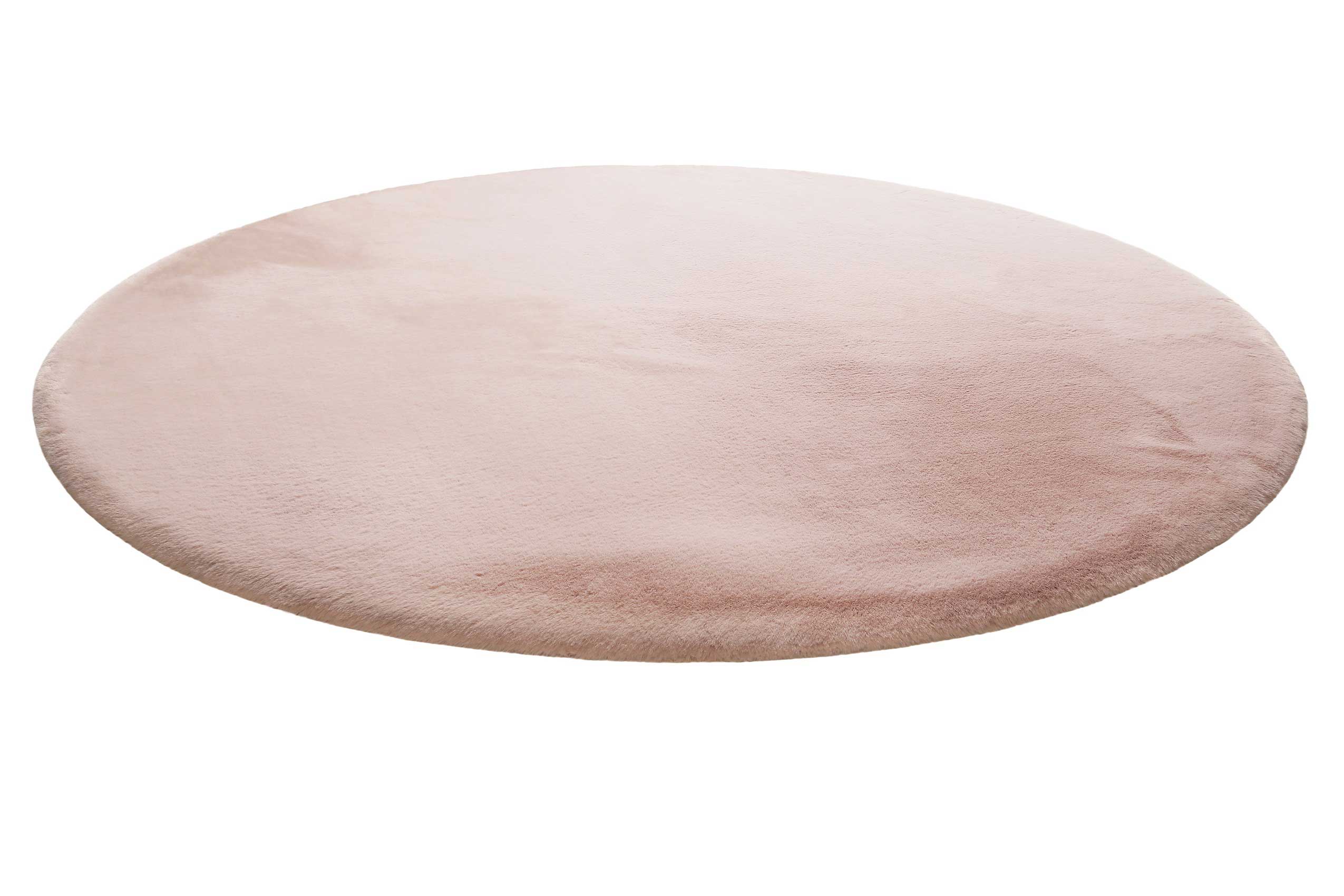weconhome-homie-living-vita-teppich-rund-rosa-kunstfell-flauschig image 2
