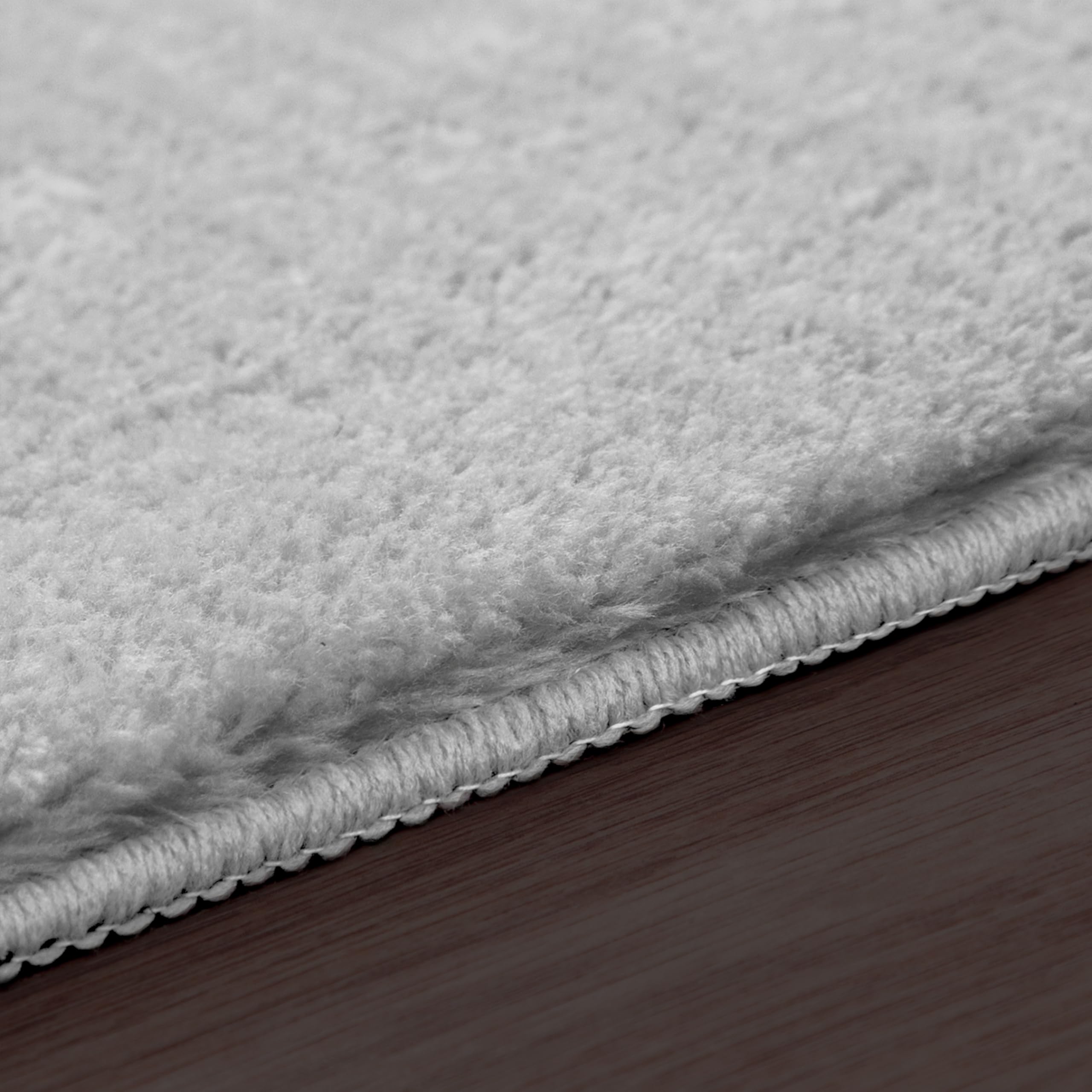 paco-home-kurzflor-teppich-style-200-cm-rund-silber-rutschfest-modern image 2