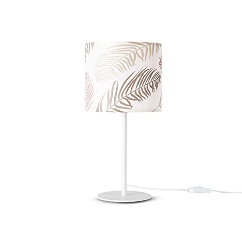 paco-home-volta-tischlampe-stoffschirm-jungle-blumen-e14-mit-stecker image 5