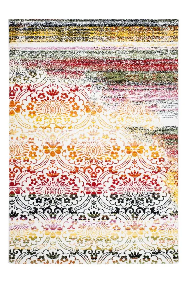 kayoom-guayama-247-kurzflorteppich-buntes-design-heatset-fris-e-pflegeleicht image 1