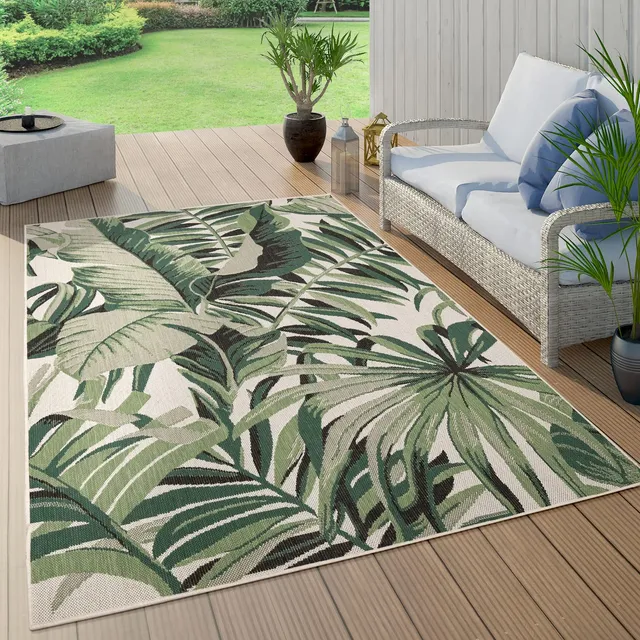 paco-home-outdoor-teppich-120x170-cm-gr-n-palmen-dschungel-wetterfest image 1