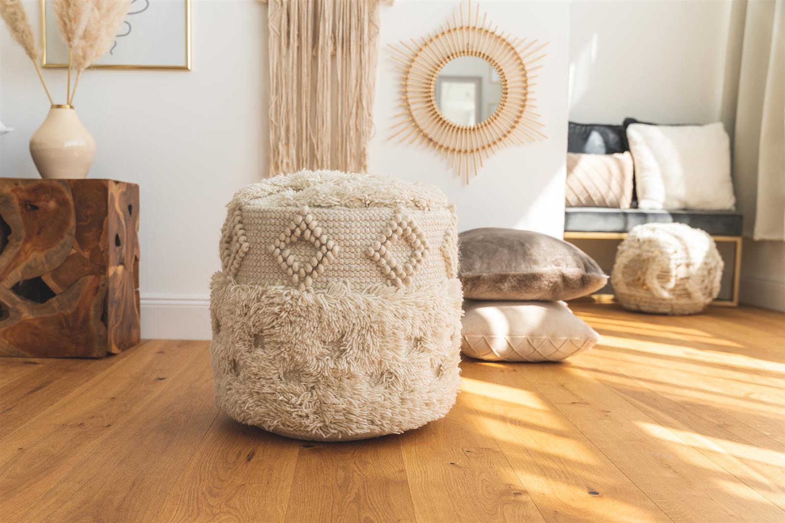 kayoom-bohist-125-pouf-l-ssiger-boho-stil-mit-fransen-und-quasten image 7