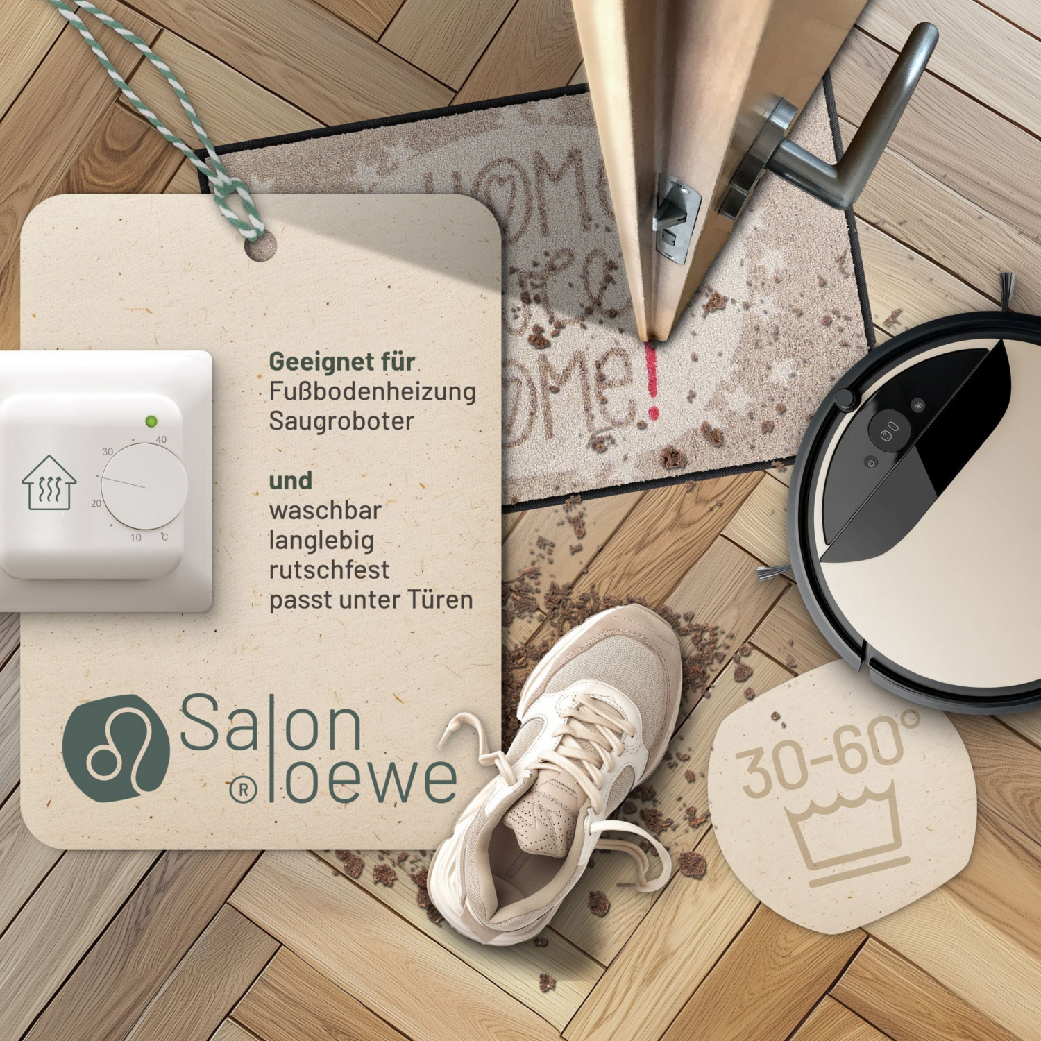 salonloewe-home-sweet-home-eingangsmatte-45-x-70-cm-fu-matte-mit-schriftzug-ruts image 2