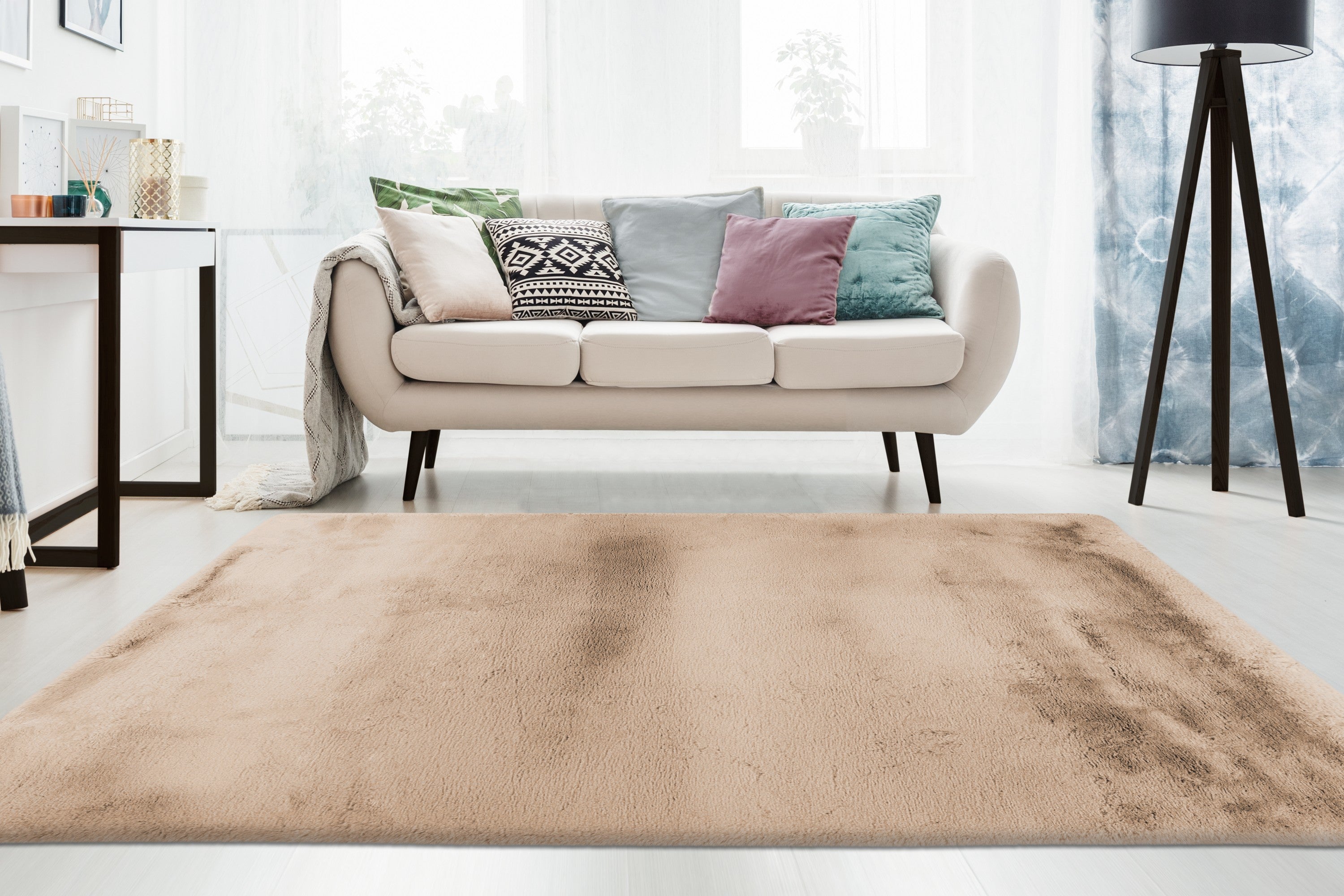 kayoom-subb-125-hochflorteppich-48-mm-florh-he-2650-g-m-polyester-beige image 3