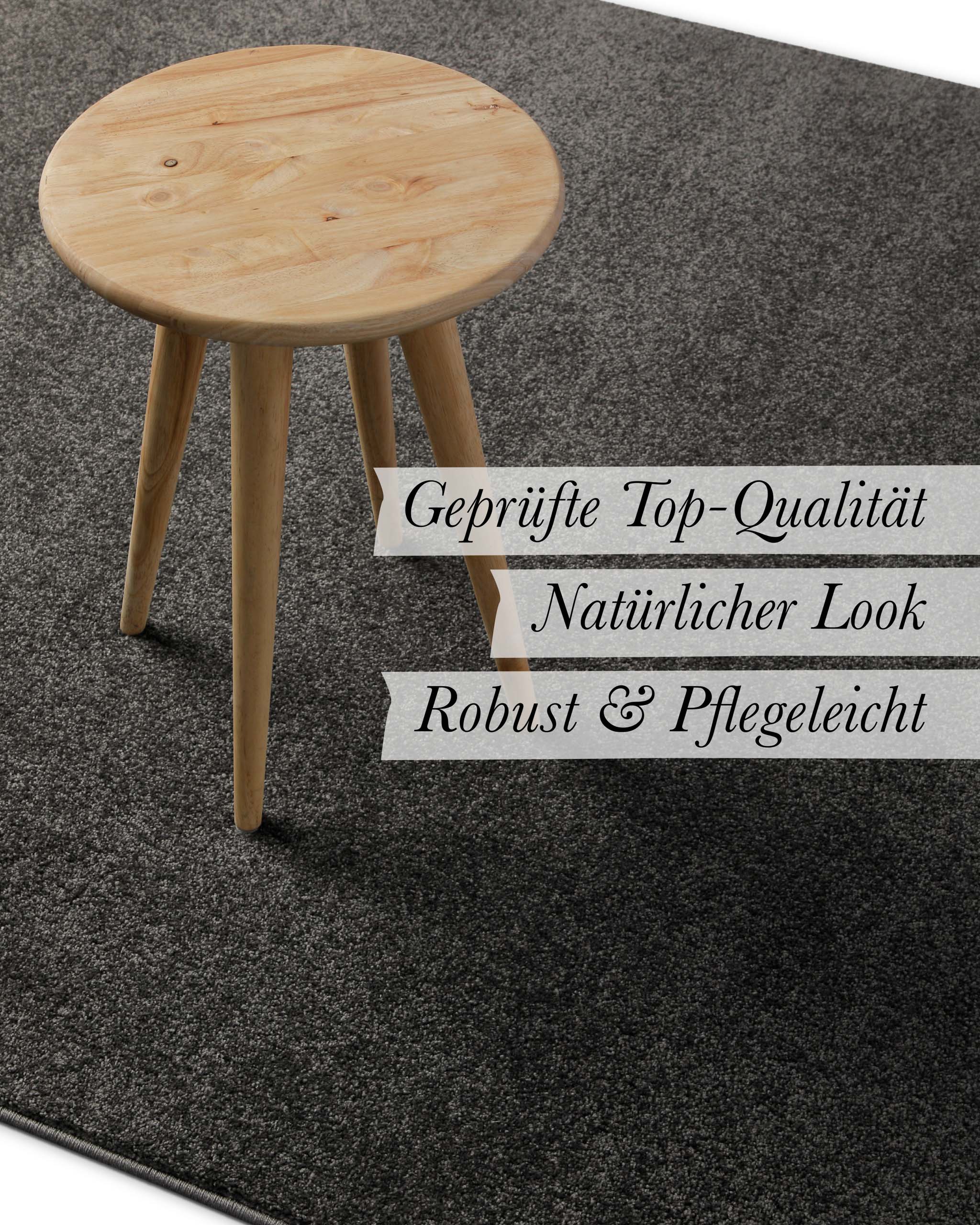 weconhome-basics-freja-kurzflorteppich-anthrazit-grau-eckig image 7