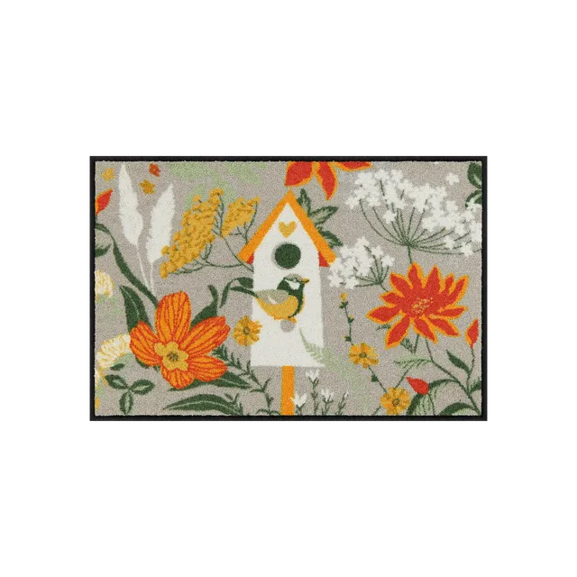 salonloewe-birdies-home-spring-eingangsmatte-50-x-75-cm-florales-design-waschbar image 1