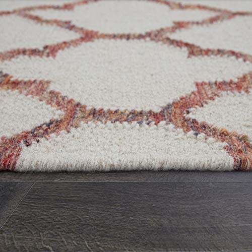 paco-home-teppich-skandi-kilim-marokko-beige-rot-140x200-cm image 6