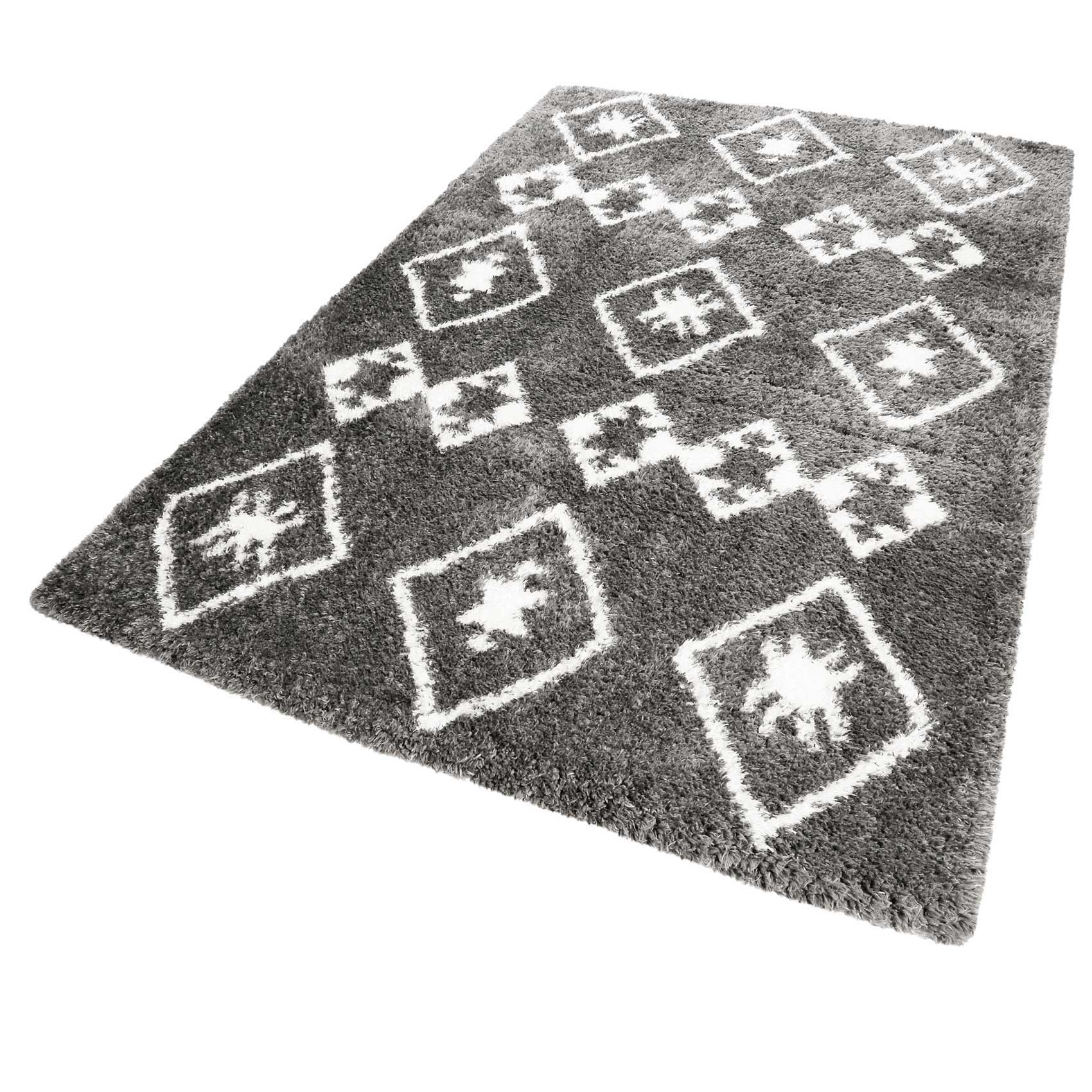 weconhome-boho-scandic-ayachi-hochflor-teppich-grau-50-mm image 2