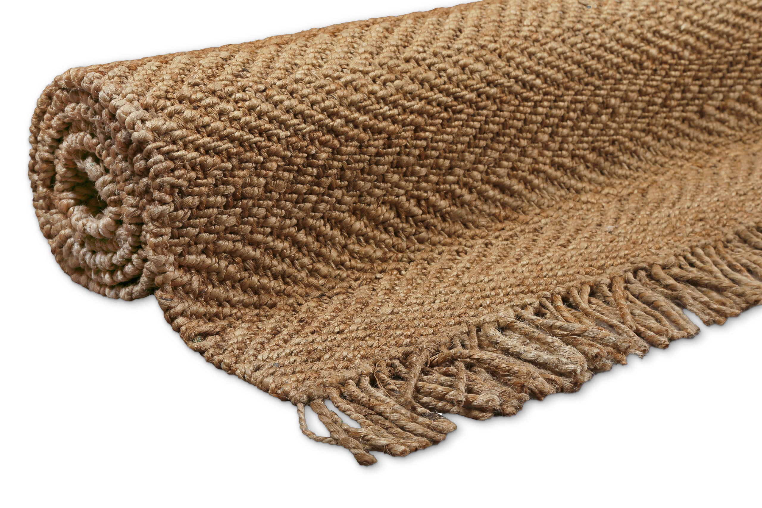 weconhome-green-looop-jute-teppich-dhurry-handgewebt-schwer-fischgr-t-struktur image 6