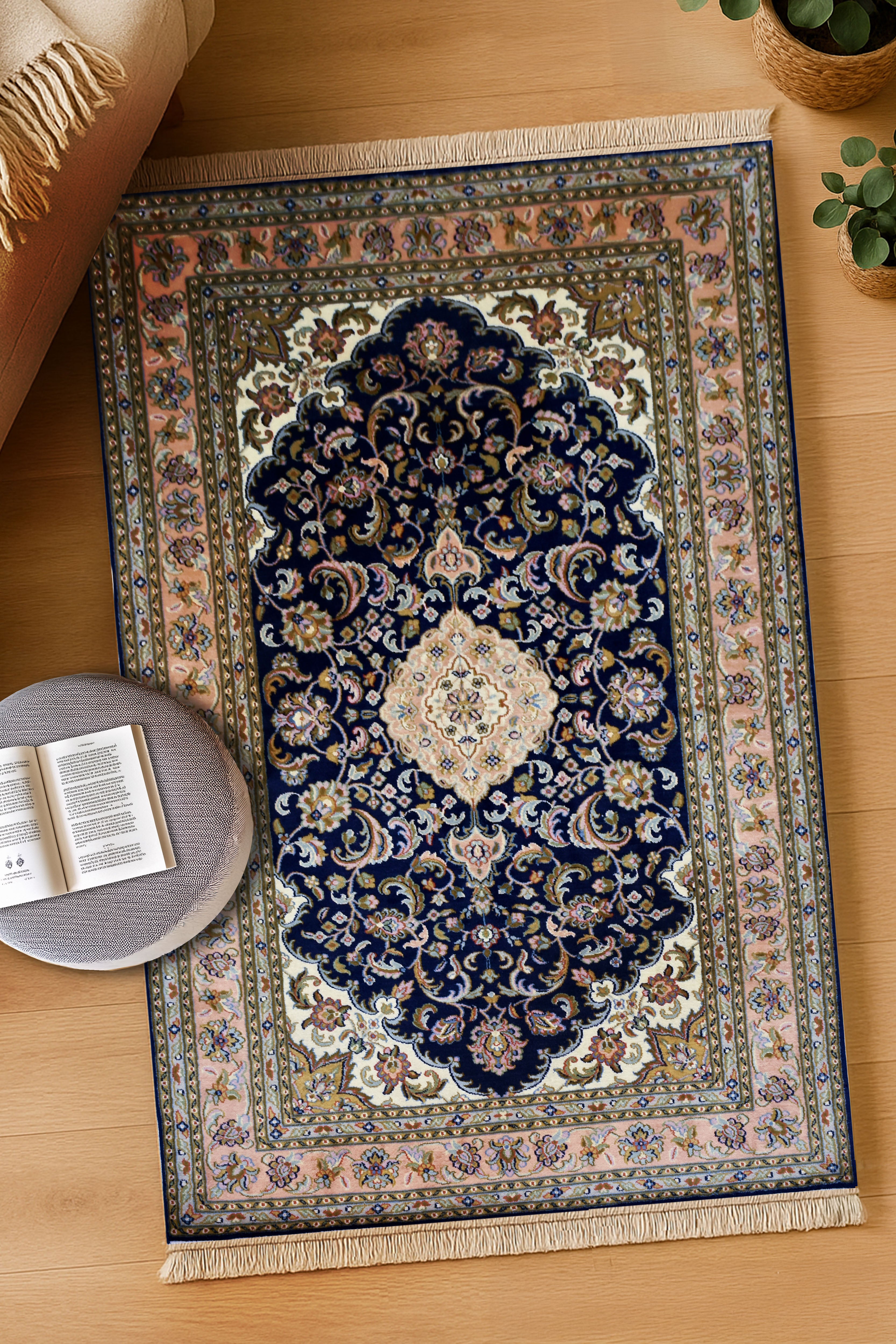 kayoom-kashan-2996-multi-exklusiver-orientteppich-122cm-x-183cm-handgekn-pft image 3