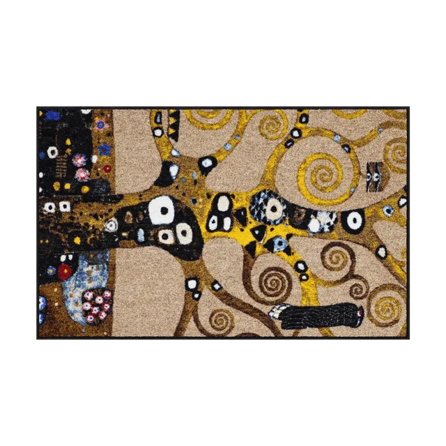 salonloewe-klimt-lebensbaum-l-ufer-75-x-120-cm-k-nstlerische-fu-matte-aus-polyam image 1