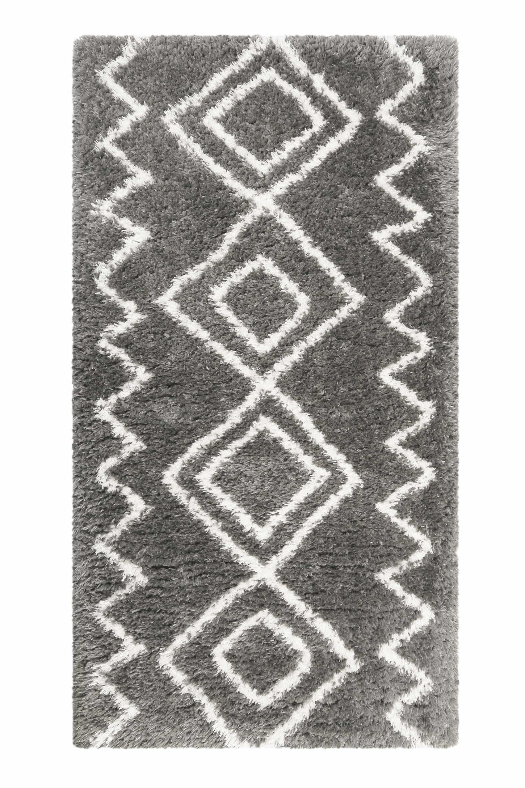 weconhome-boho-scandic-yagour-hochflor-teppich-grau-50-mm image 7