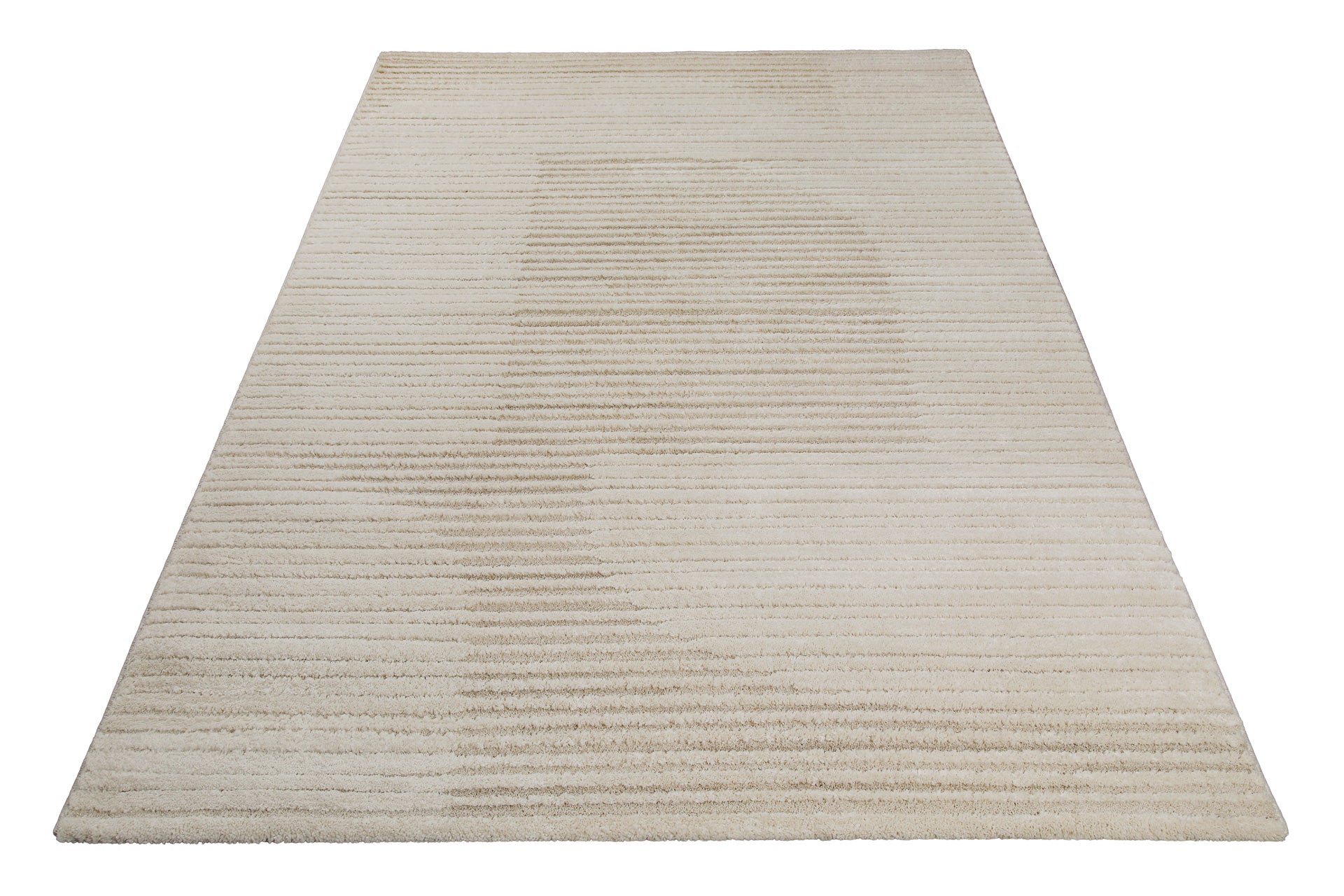 weconhome-kurzflor-teppich-creme-beige-sven-mit-geometrischem-linien-design-oeko image 3