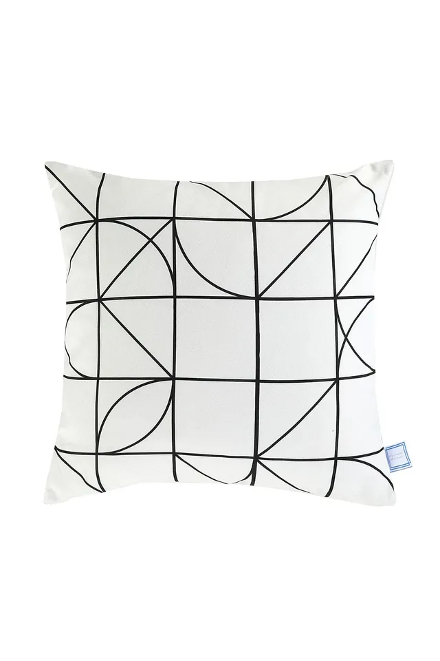 kayoom-dekokissen-kennedy-125-retro-charme-wendekissen-mit-unifarbener-r-ckseite image 1